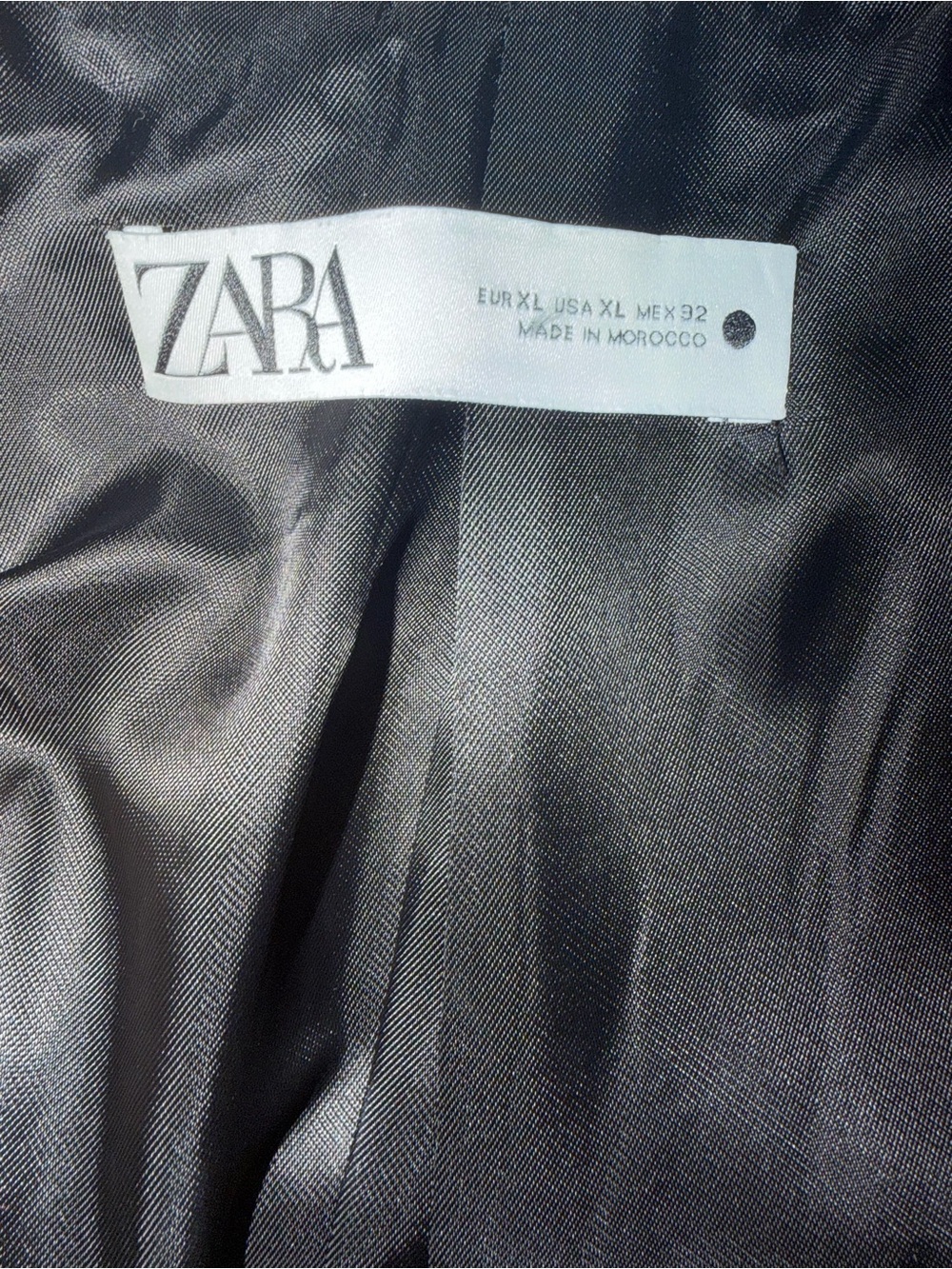 ZARA Double-Breasted Camel Blazer Jacket - Picture 5 of 7